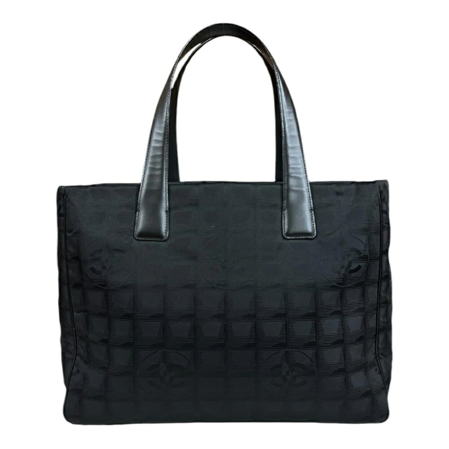 Chanel Black Travel Line Tote Bag