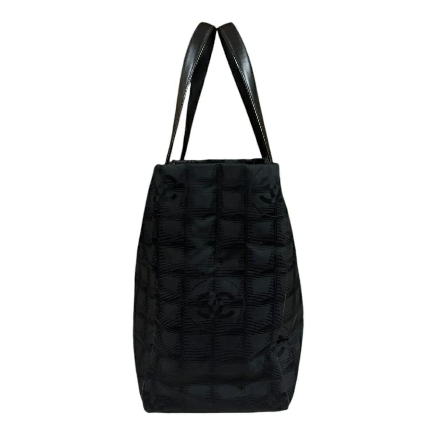 Chanel Black Travel Line Tote Bag