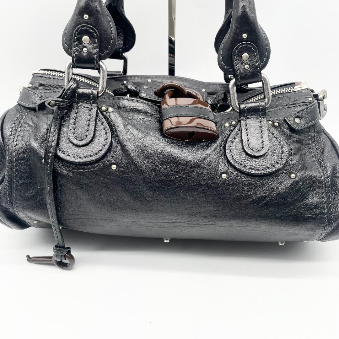 Chloé Rare Black Paddington Silver Hardware