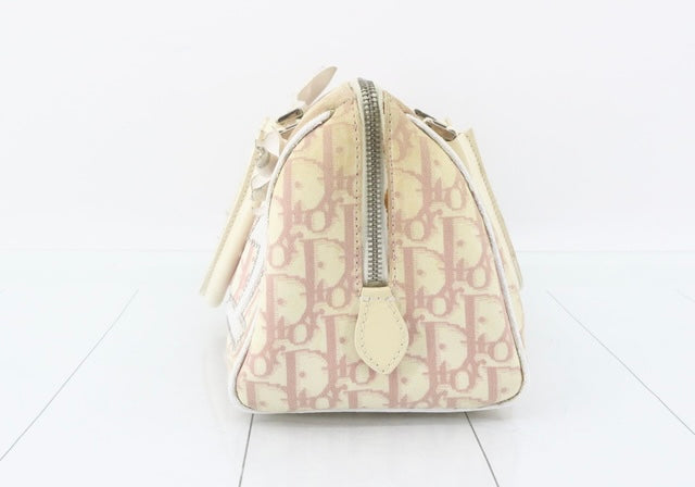 Christian Dior Pink Floral Barbiecore Speedy Bag