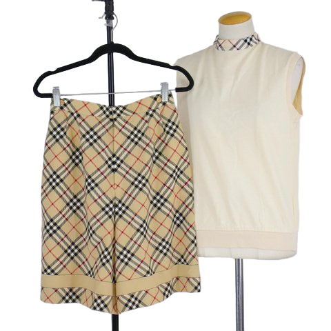 burberry two piece elegant nova plaid set