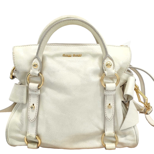 miu miu angel vintage mini vitello bow bag
