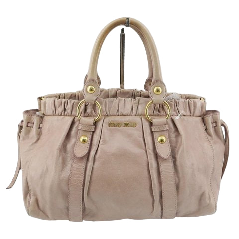 miu miu dusty pink vintage vitello bag