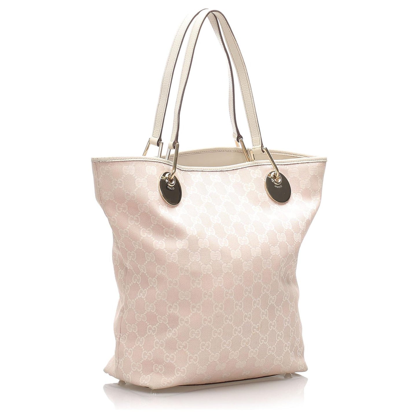 Gucci Baby Pink GG Canvas Tote Bag