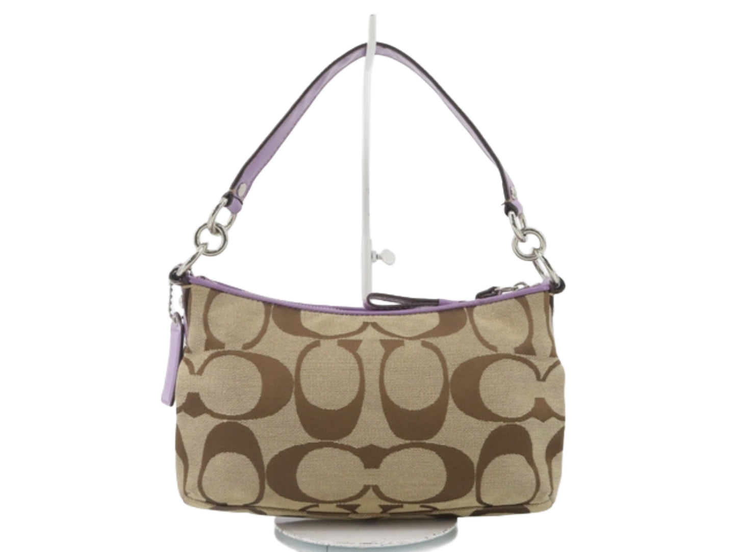 coach cute mini purple bag