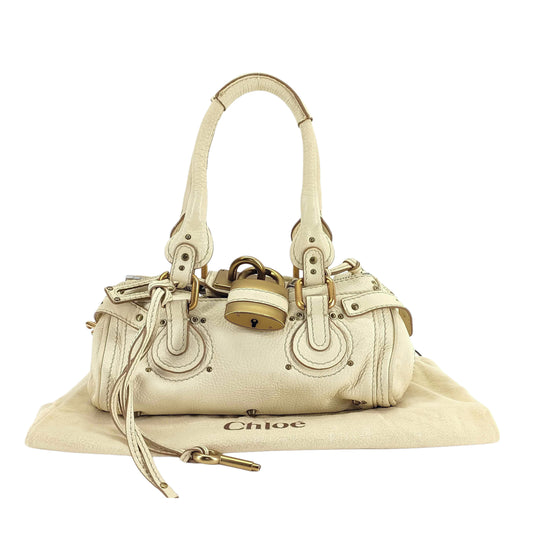 chloé ivory mini paddington