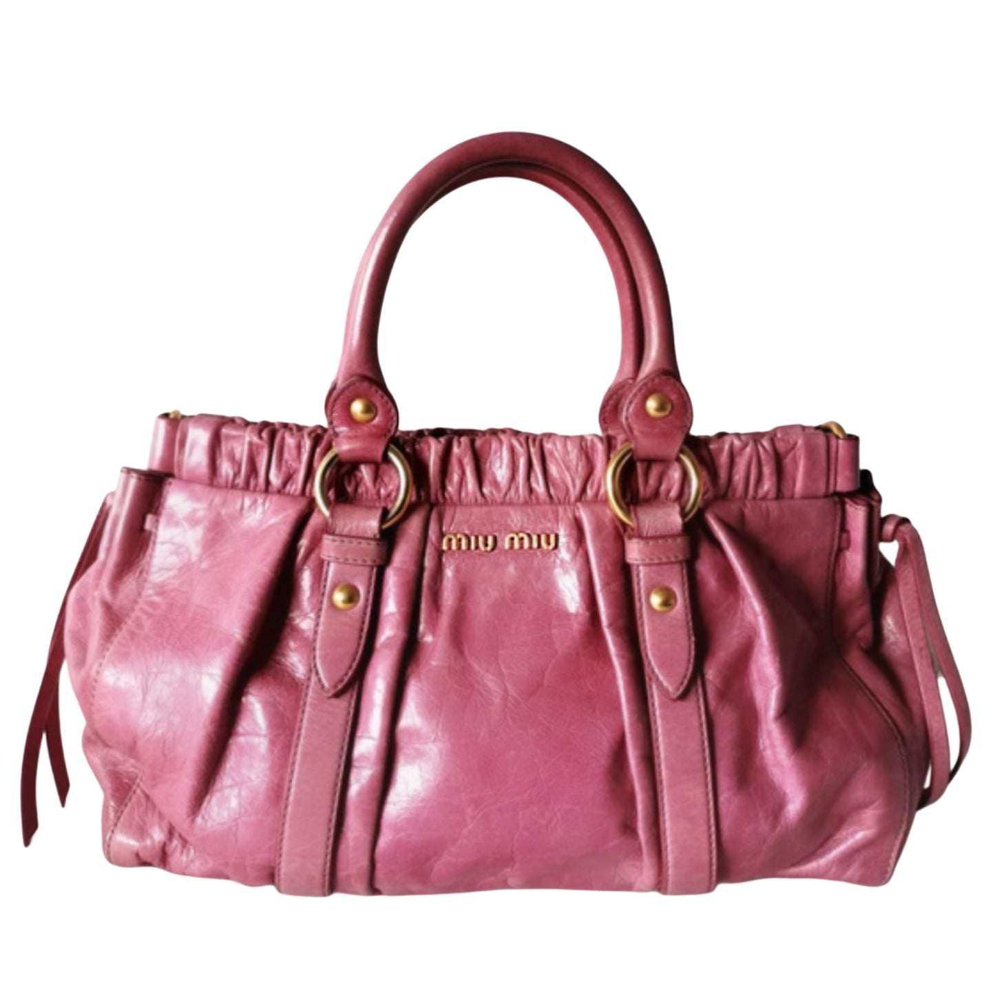 Miu Miu Rose Pink Vitello Bag