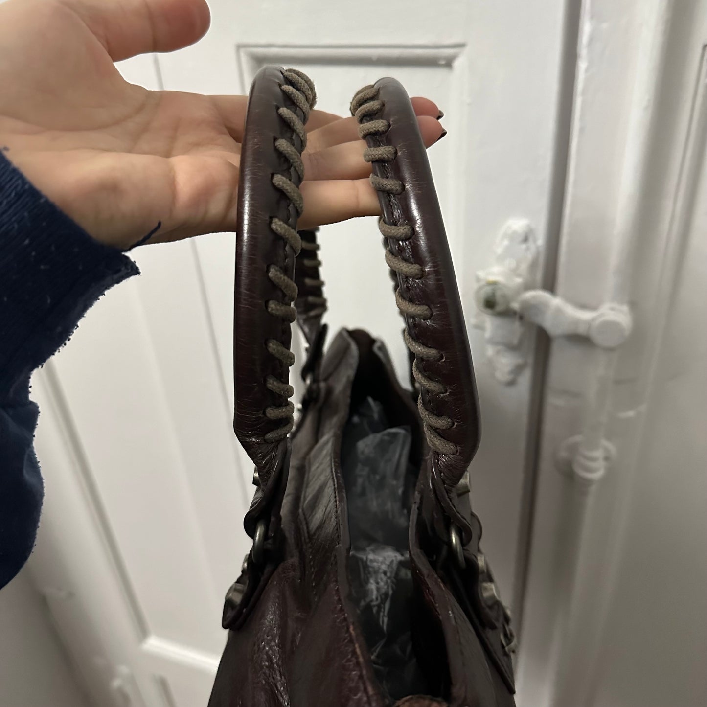 (EU ONLY) Balenciaga Chocolate Burgundy Classic City Bag