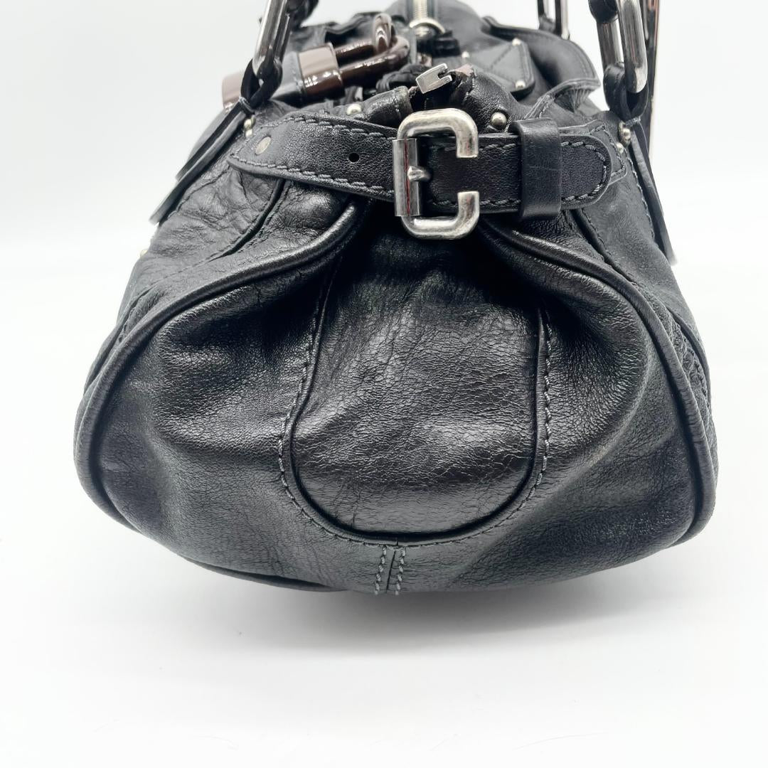 Chloé Rare Black Paddington Silver Hardware