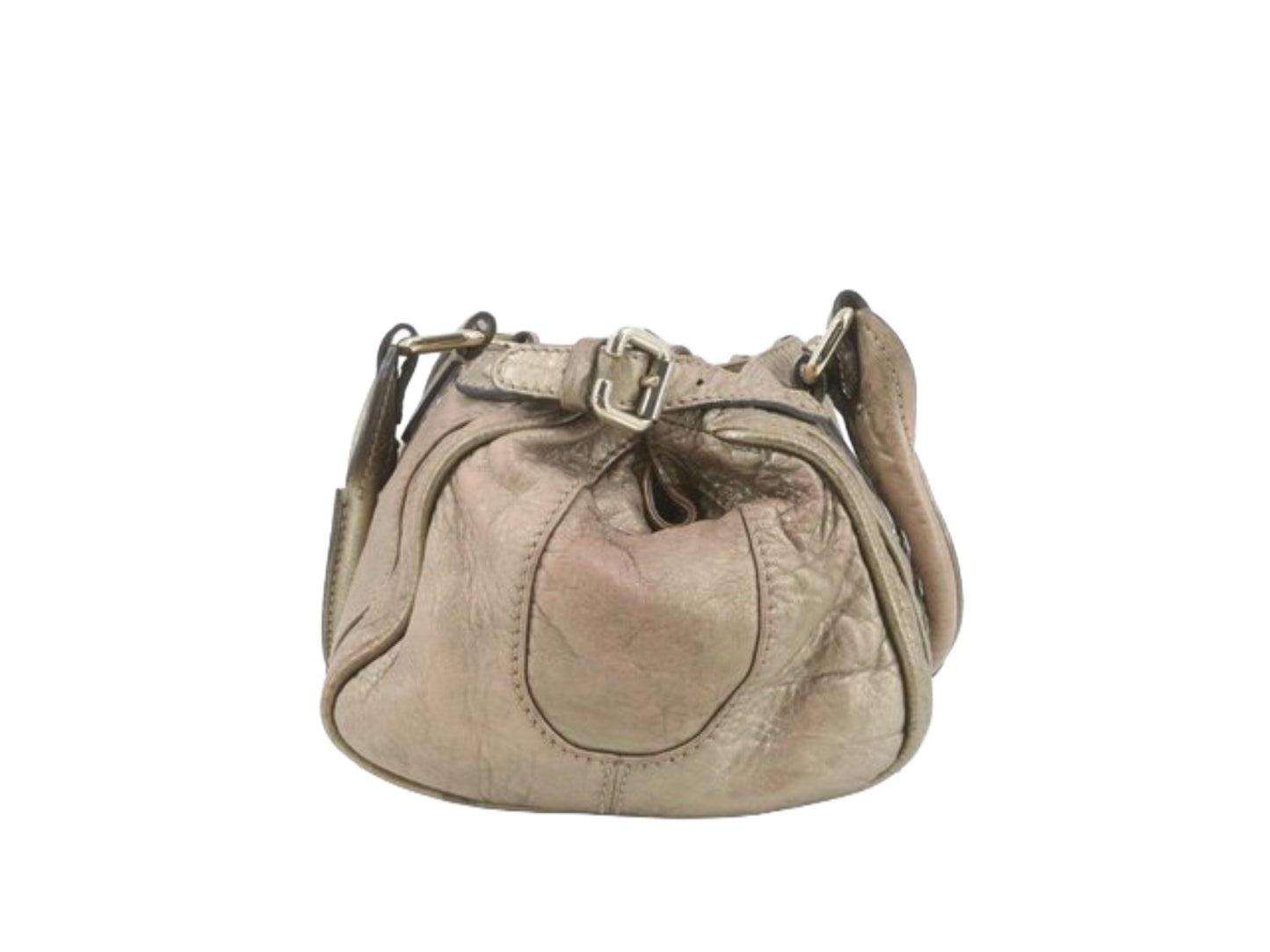 chloé vintage metallic paddington bag