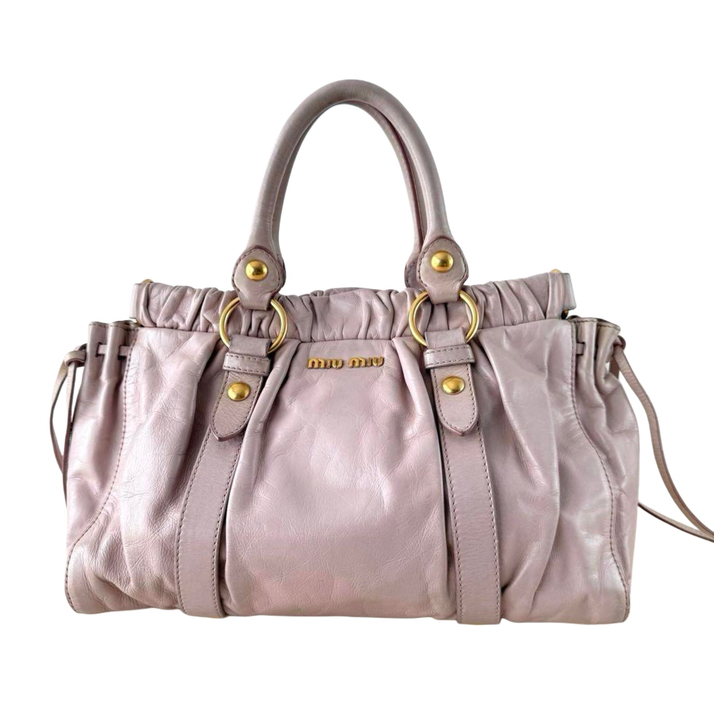 Miu Miu Light Pink Vitello Bag