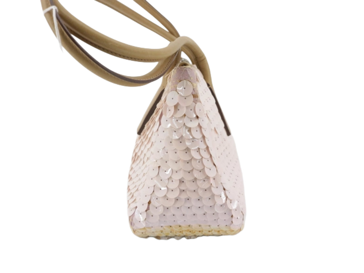 prada rare pink barbie sequin shoulder bag