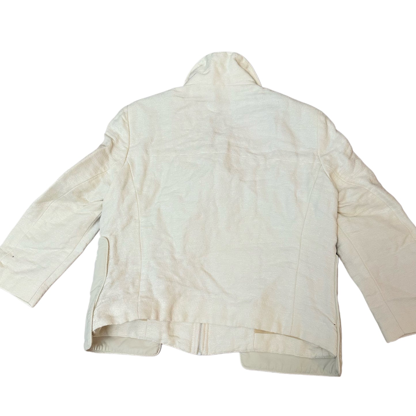 Fendi Vintage White Elegant Double Pocket Jacket