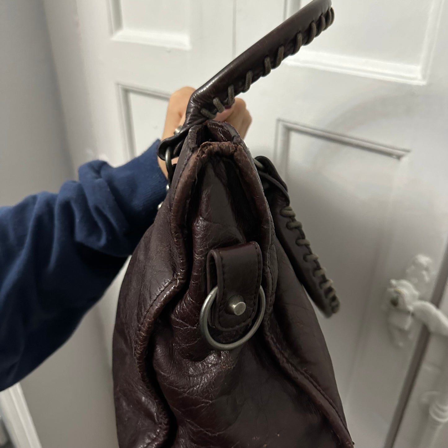 (EU ONLY) Balenciaga Chocolate Burgundy Classic City Bag