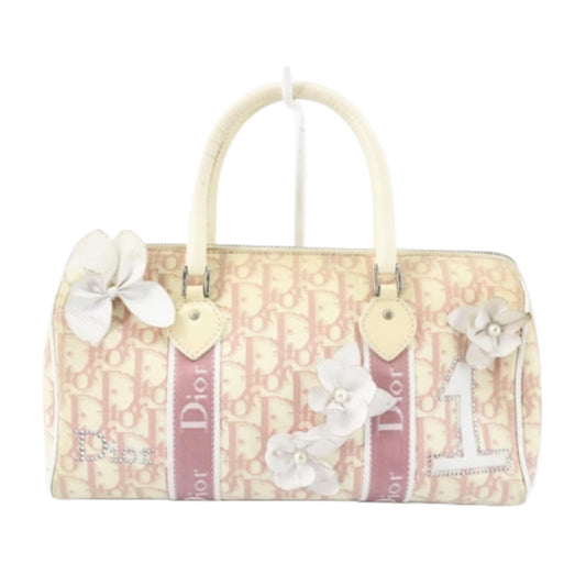 Christian Dior Pink Floral Barbiecore Speedy Bag