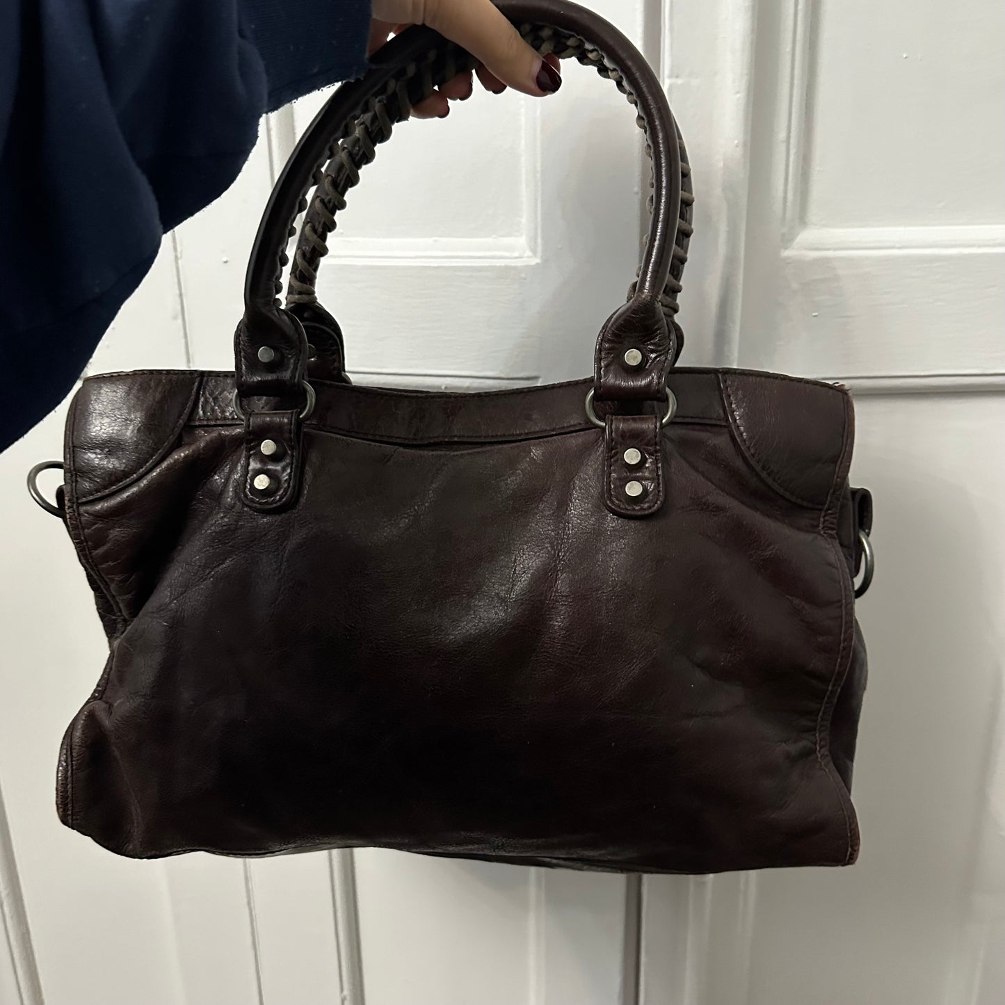 (EU ONLY) Balenciaga Chocolate Burgundy Classic City Bag