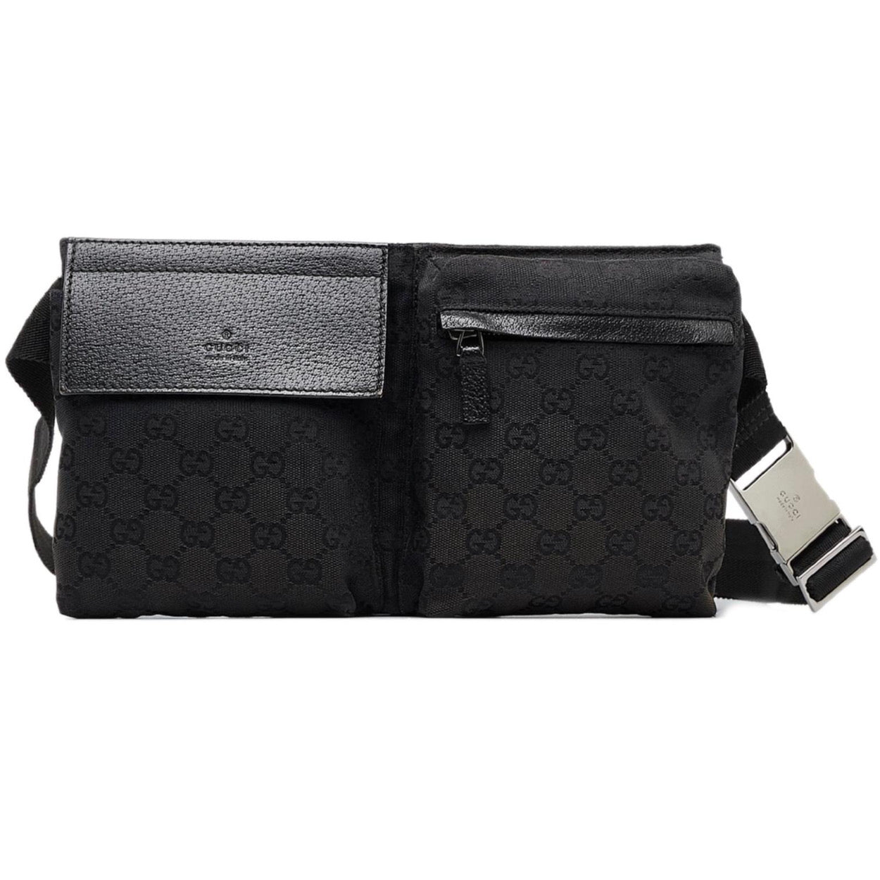 Gucci Black GG Waist Bag