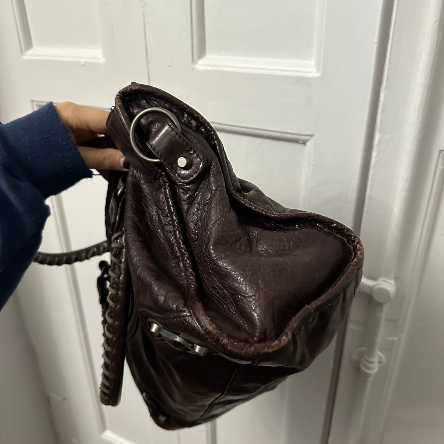 (EU ONLY) Balenciaga Chocolate Burgundy Classic City Bag