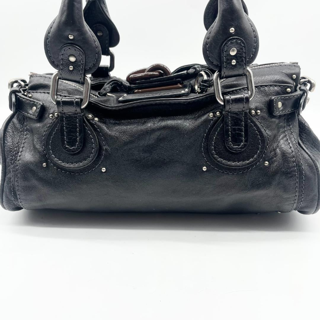 Chloé Rare Black Paddington Silver Hardware