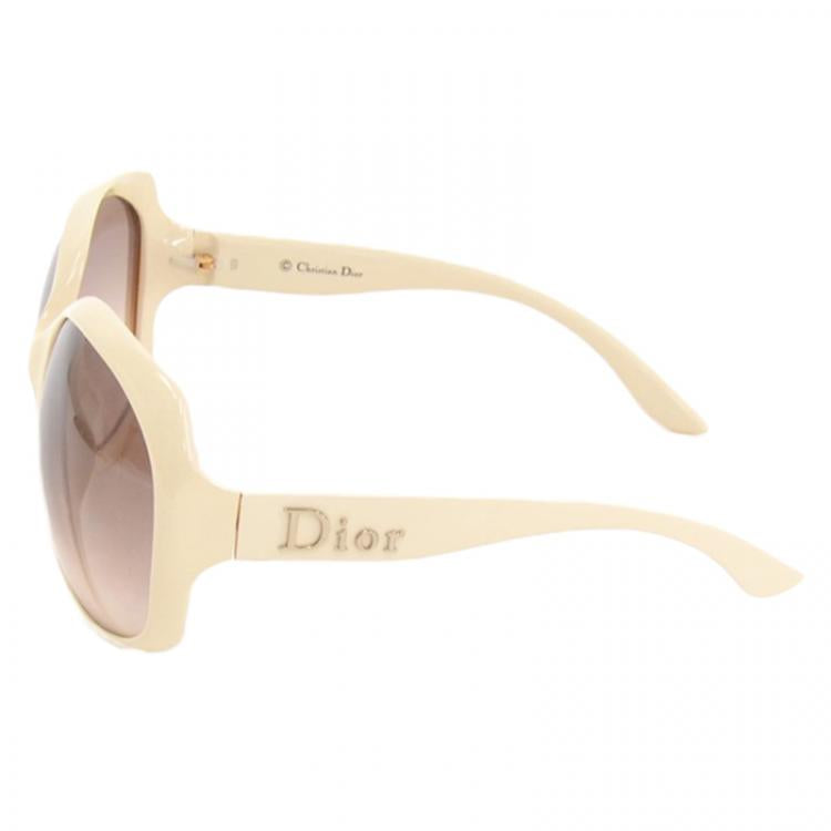 Christian Dior White Creamy Sunglasses