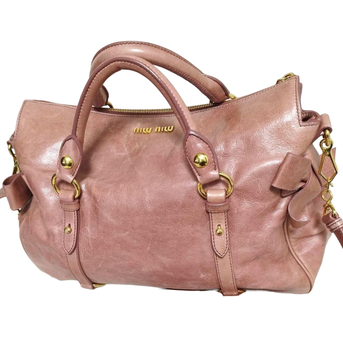 Miu Miu Pink Vitello Bag