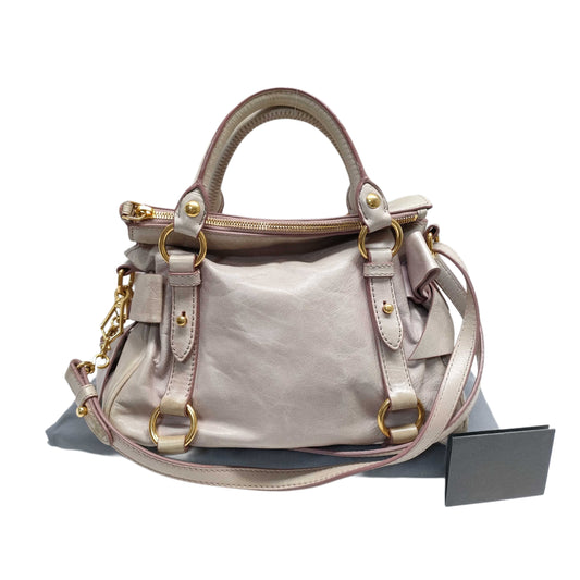 miu miu pale pink girly vitello bag