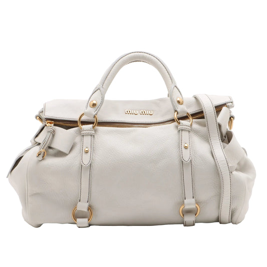 miu miu ivory angel vitello bow bag