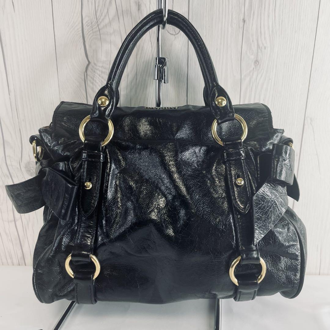 Miu Miu Black Vitello Lux