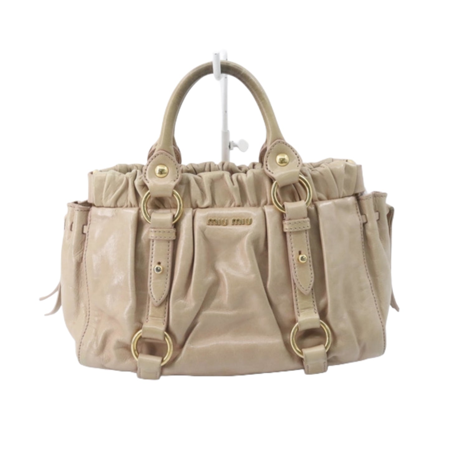 miu miu beige vitello bag