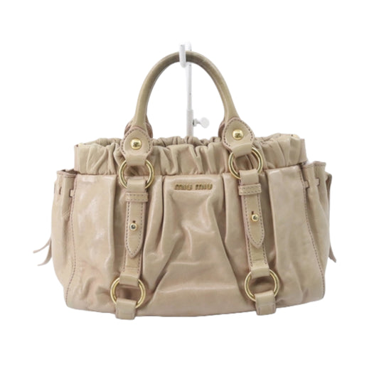 miu miu beige vitello bag