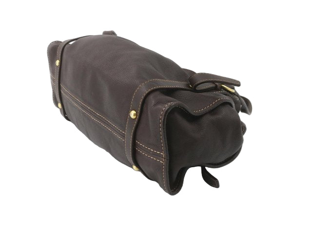 miu miu dark brown RARE leather bag