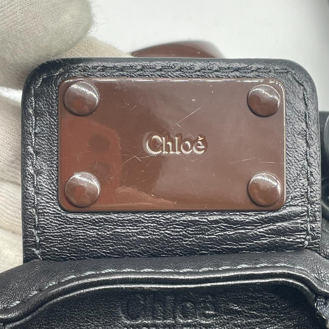 Chloé Rare Black Paddington Silver Hardware