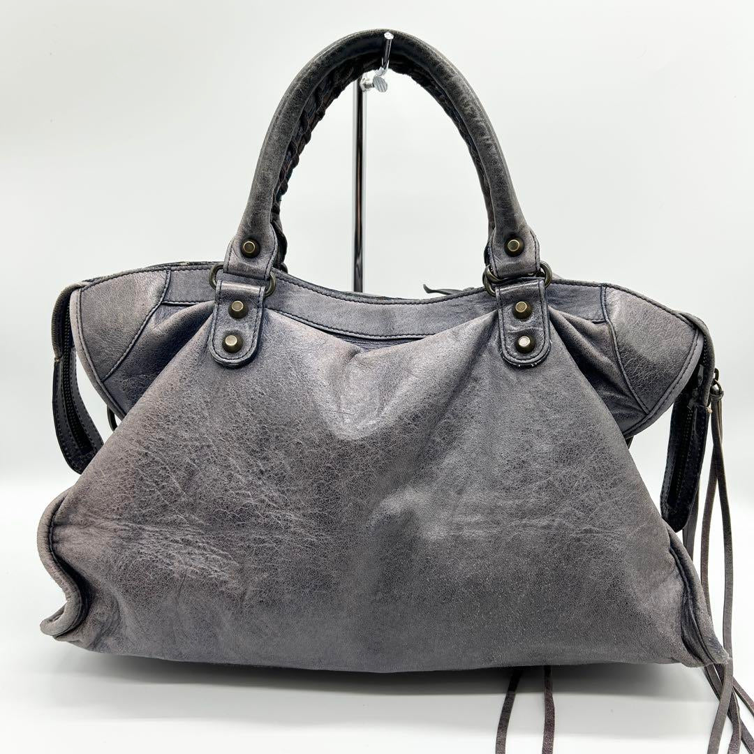 Souring Request (Reserved) Purple/Grey Balenciaga City Bag