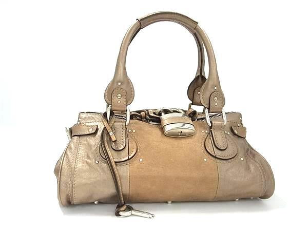 Chloé Rare Metallic Two-Tone Paddington Bag