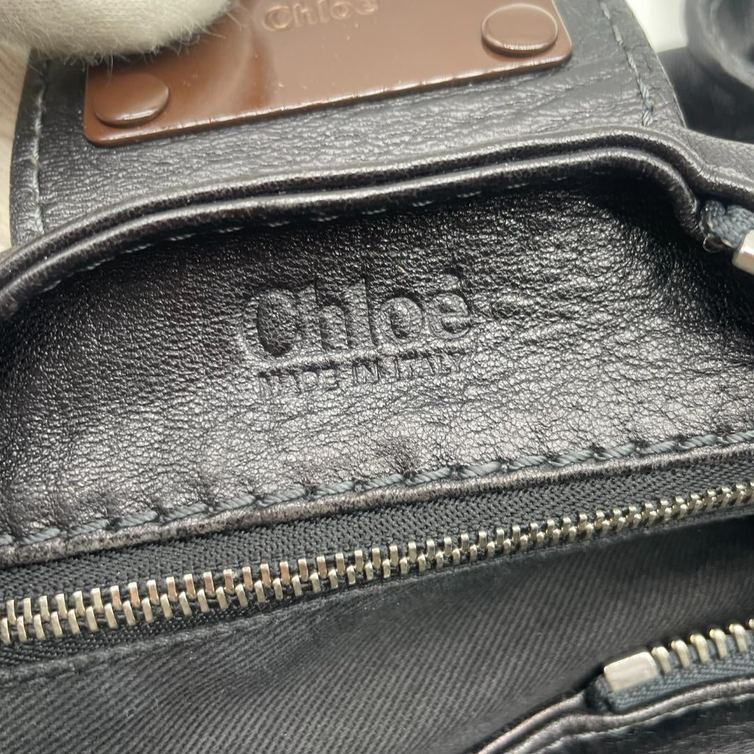 Chloé Rare Black Paddington Silver Hardware