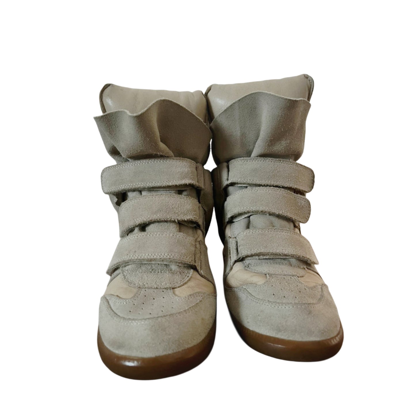 Isabel Marant Beige Beckett Sneakers Size EU 39