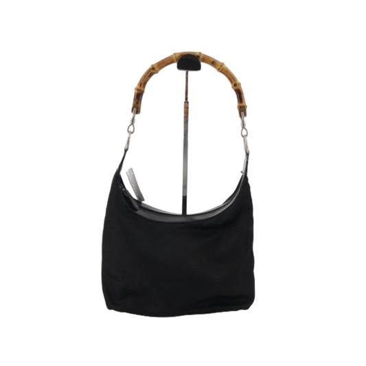 gucci by tom ford 90s bamboo top handle black bag