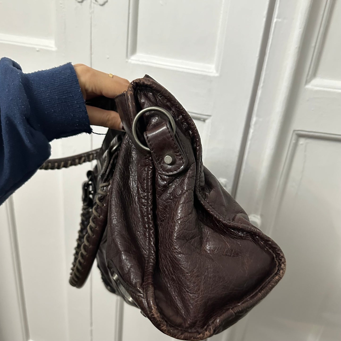 (EU ONLY) Balenciaga Chocolate Burgundy Classic City Bag