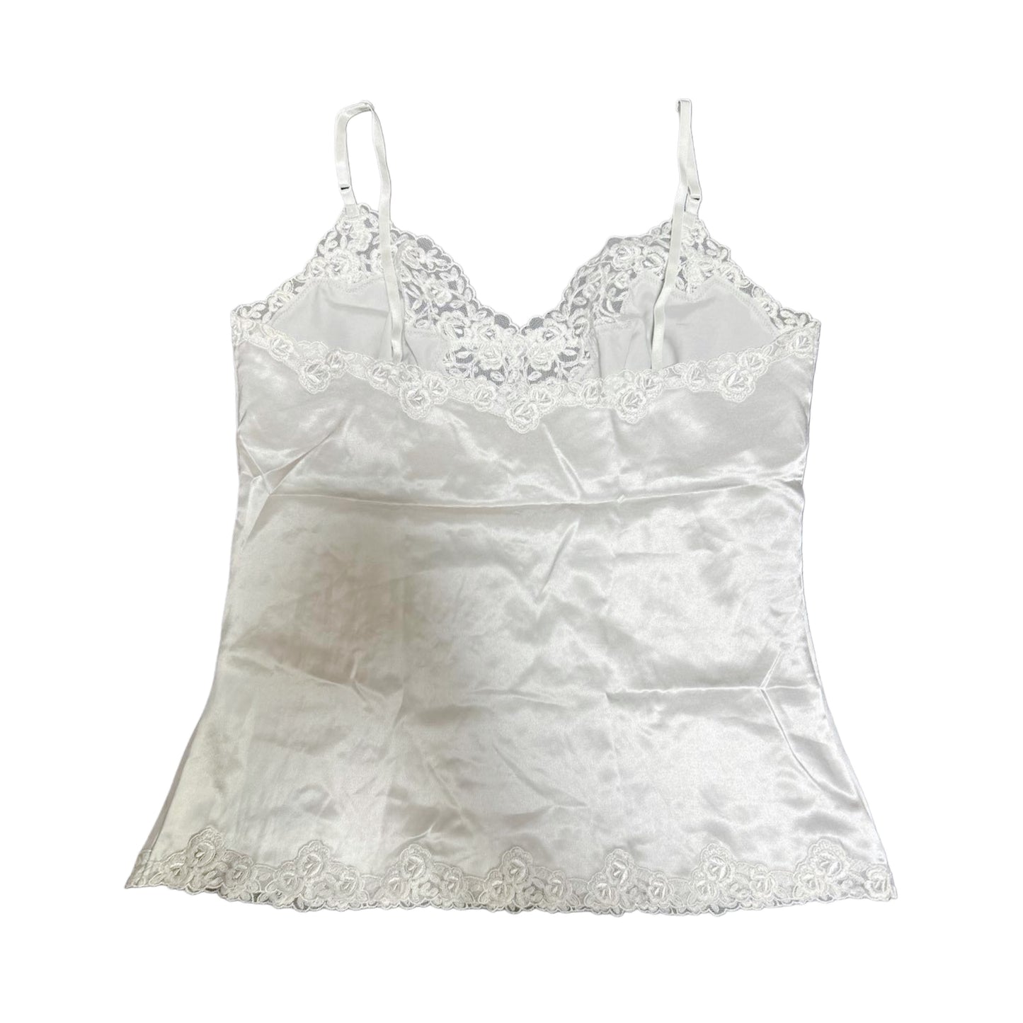 Christian Dior White Lace & Ribbon Bustier Top