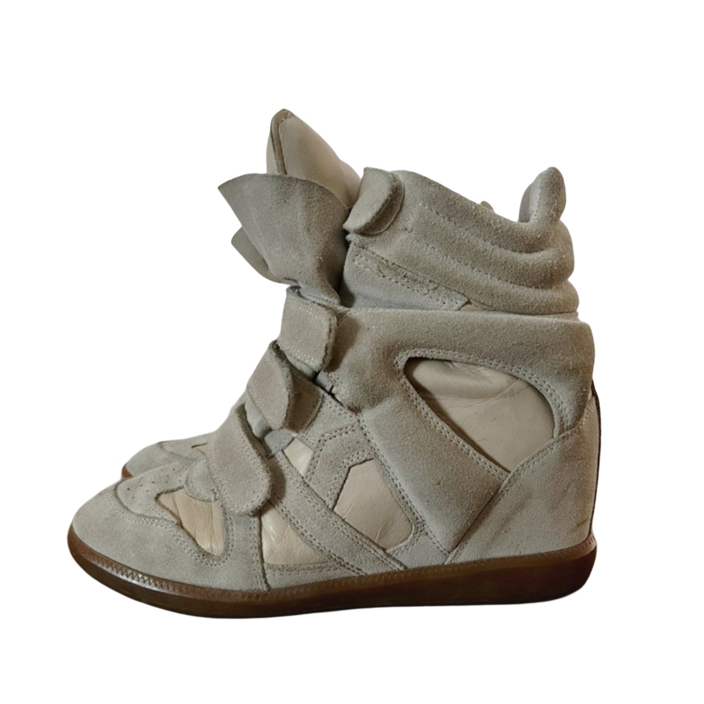 Isabel Marant Beige Beckett Sneakers Size EU 39