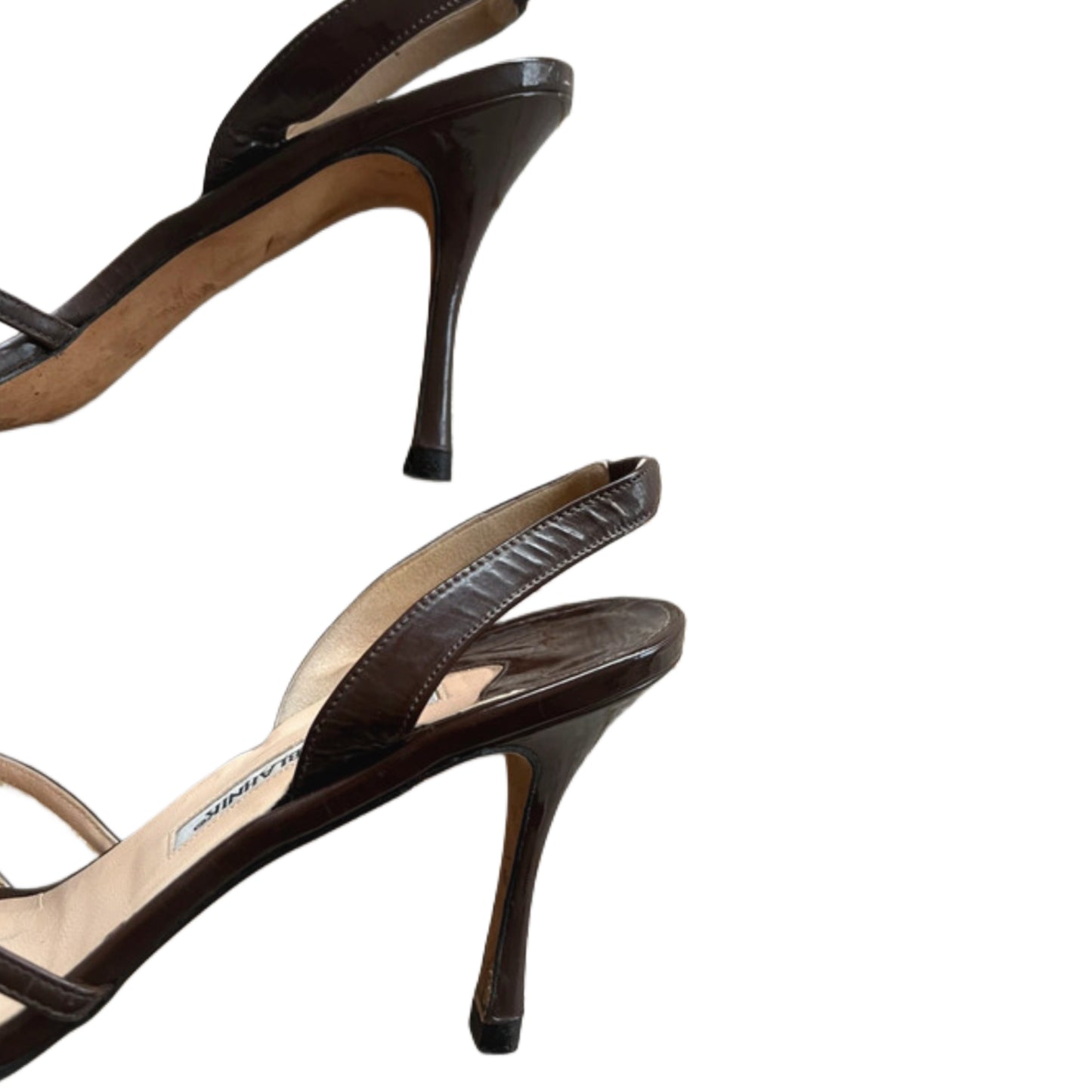 Manolo Blahnik Chocolate Brown Strappy Heels (EU 40, US 9)