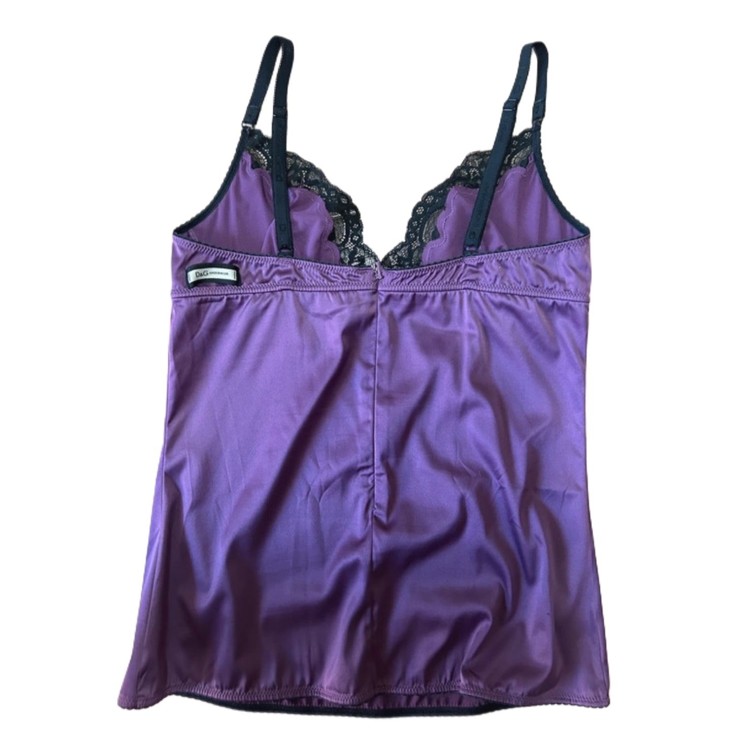 Dolce & Gabanna Purple Lace Bustier Top