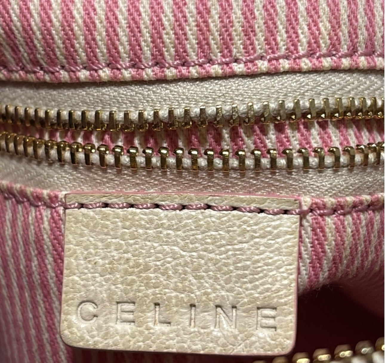 Celine Pink Vintage Shoulder Bag