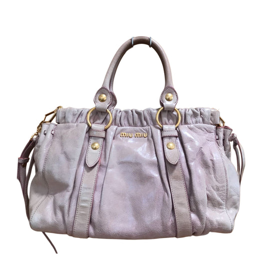 miu miu pale pink vitello bag