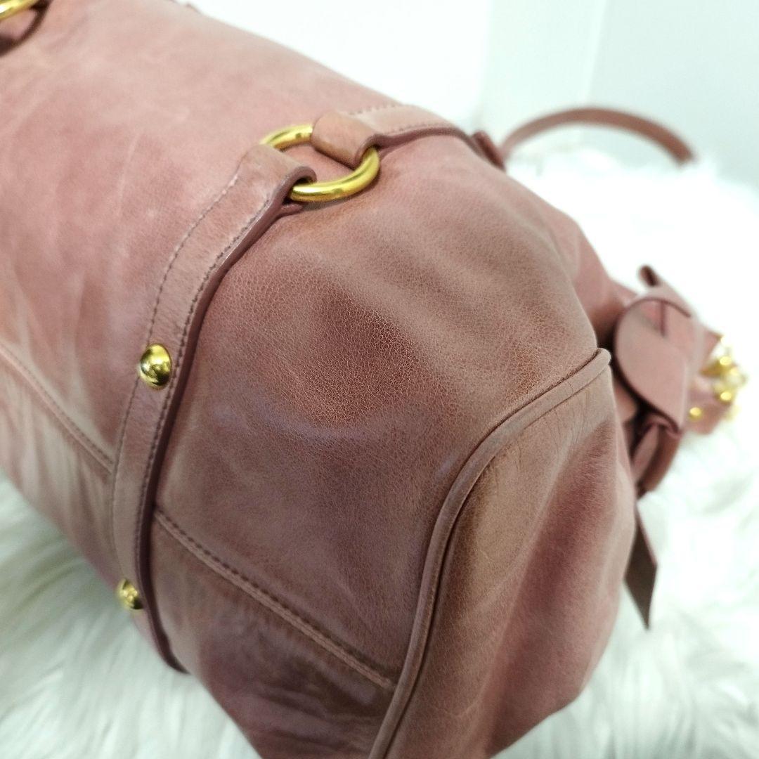 Miu Miu Pink Vitello Bag