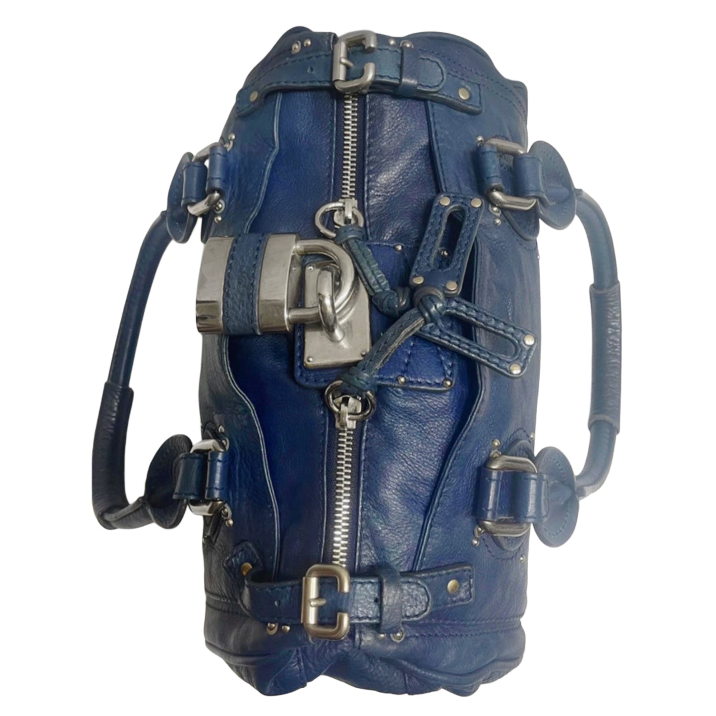 Chloé RARE Paddington in Blue with Silver Hardware