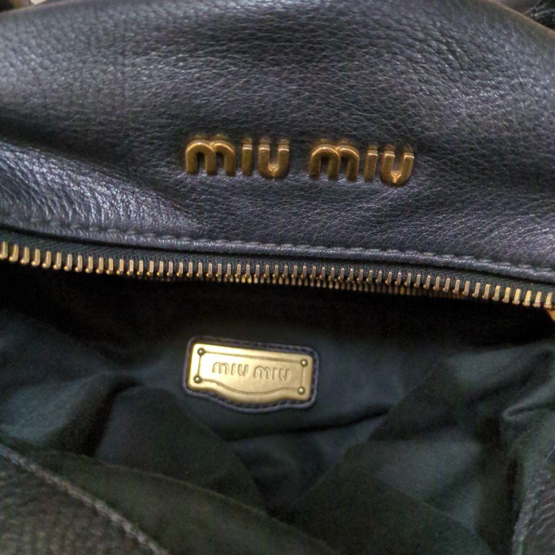 Miu Miu Black Vitello