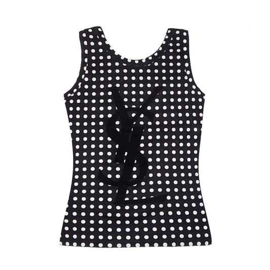 yves saint laurent rive gauche polkadot top
