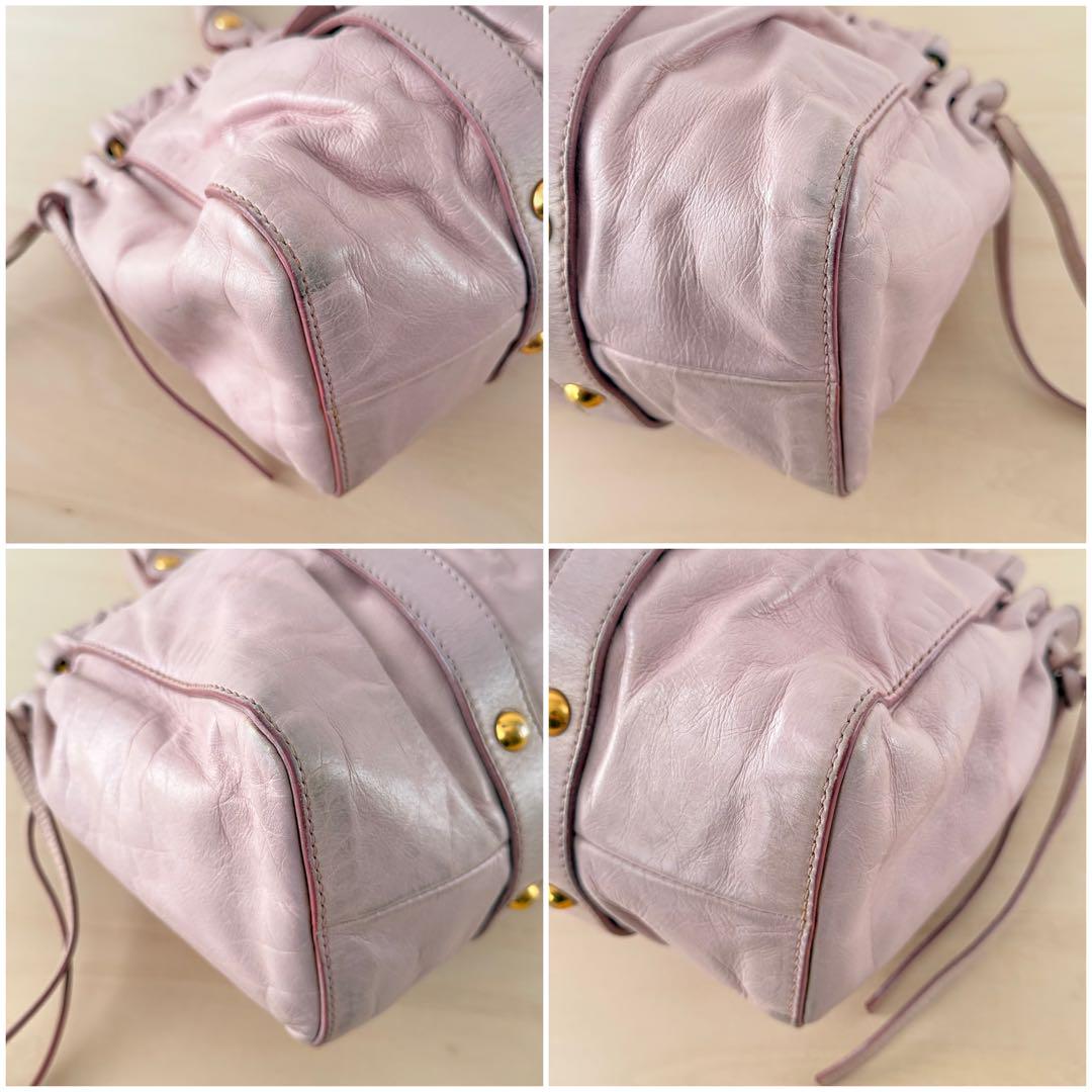 Miu Miu Light Pink Vitello Bag