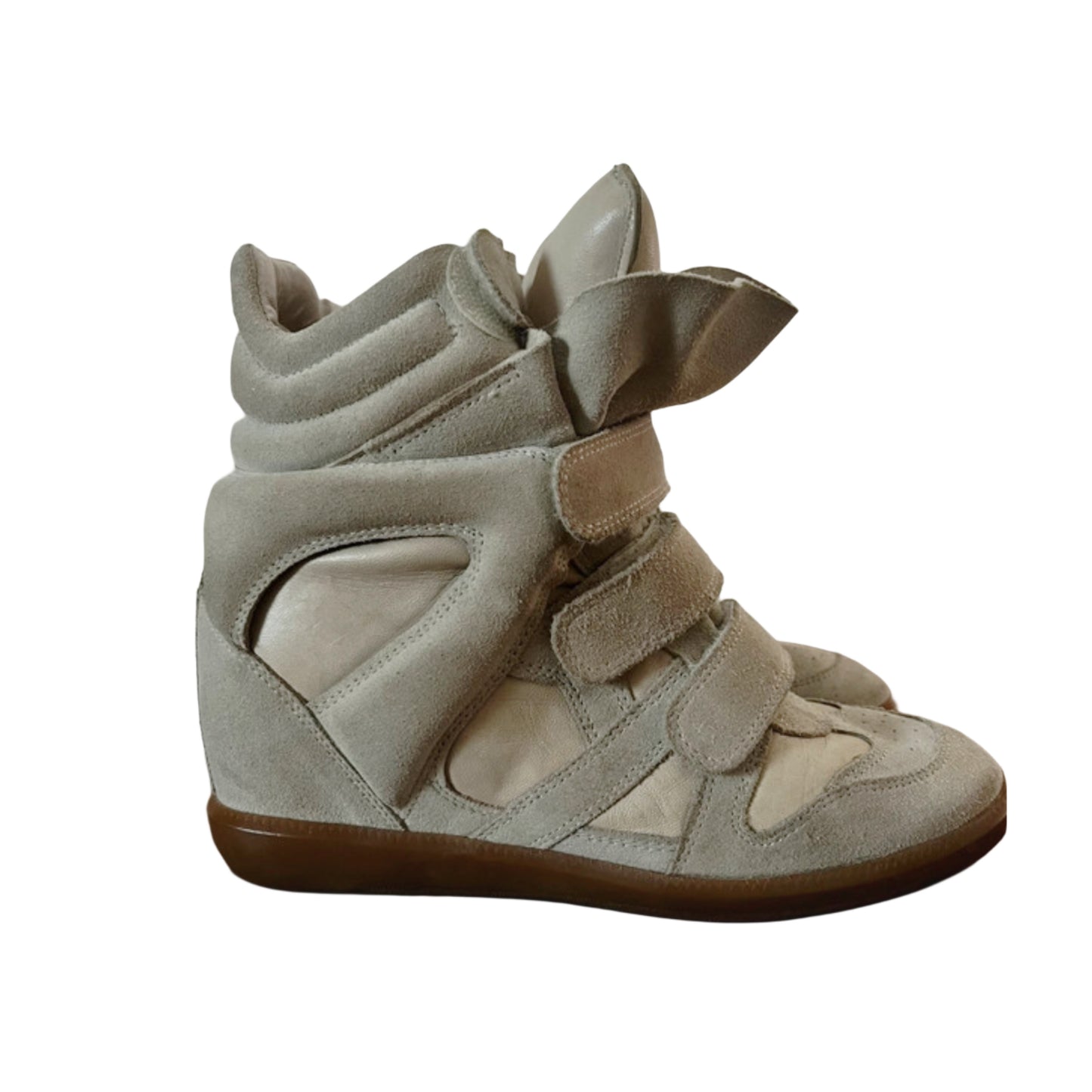 Isabel Marant Beige Beckett Sneakers Size EU 39